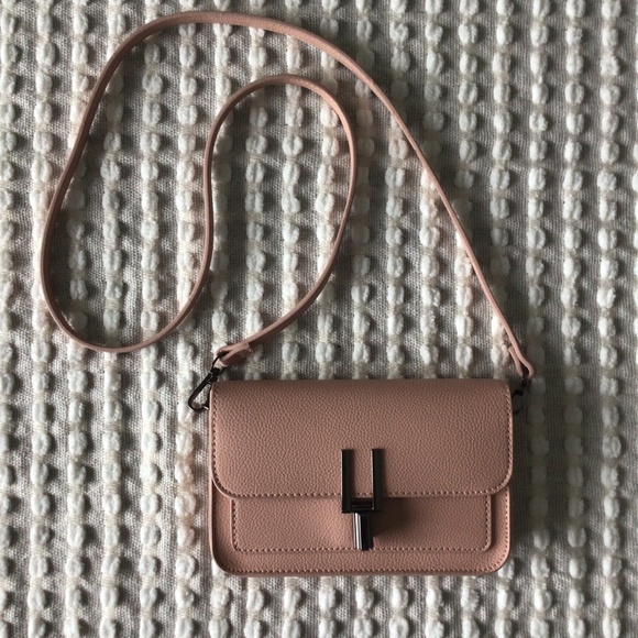Mellow World Dusty Pink Mini Shoulder Bag / Clutch - Picture 1 of 12